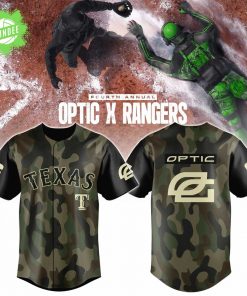 Texas Rangers x OpTic Limited Edition 2025 Jersey.