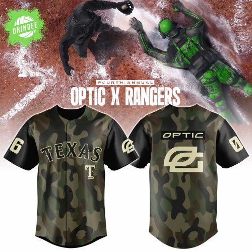 Texas Rangers x OpTic Limited Edition 2025 Jersey.