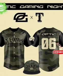 Texas Rangers x Optic Gaming Night Custom Jersey