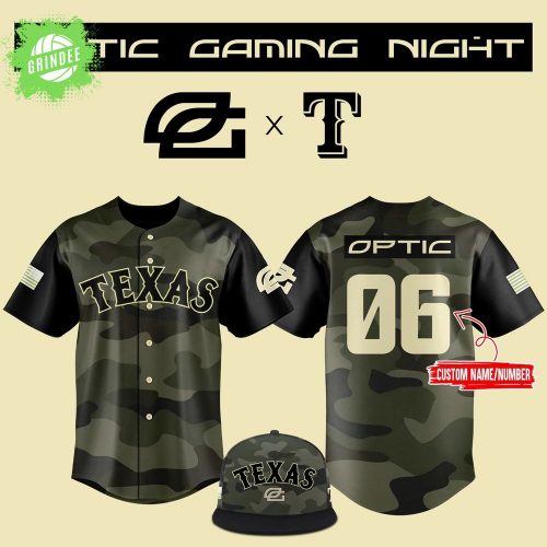Texas Rangers x Optic Gaming Night Custom Jersey