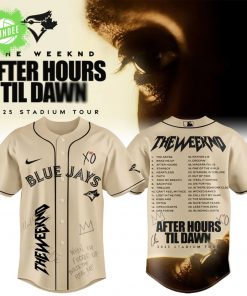 Toronto Blue Jays x The Weeknd After Hours Til Dawn 2025 Jersey