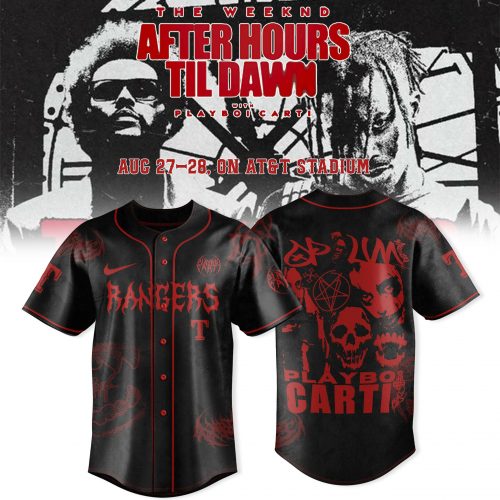 Texas Rangers x Playboi Carti – The Weeknd’s NA Tour Limited Fan Merch