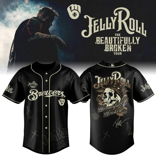 Brewers x Jelly Roll Baseball Jersey 2025 Limited Edition