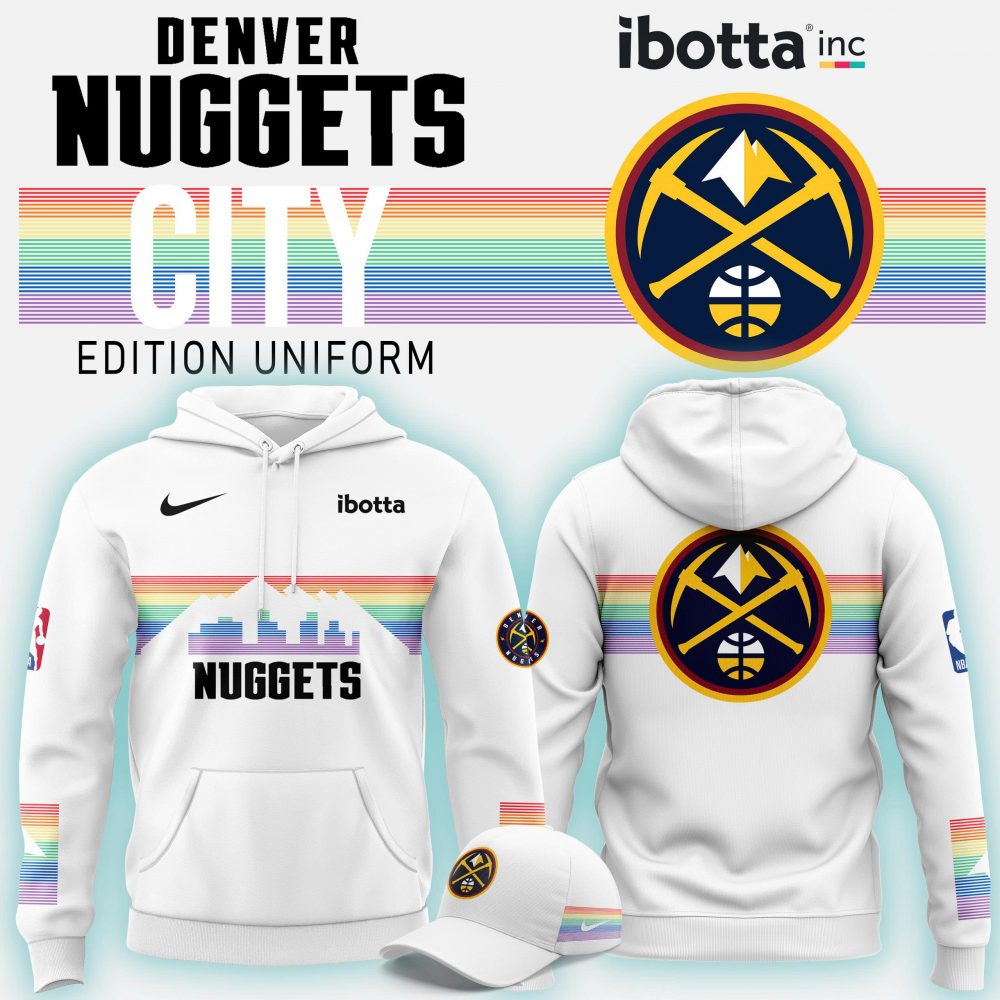Limited Edition 2025 Denver Nuggets City Hoodie White