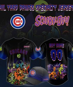 Chicago Cubs x ScooBy-Doo Night 2025 Black Jersey