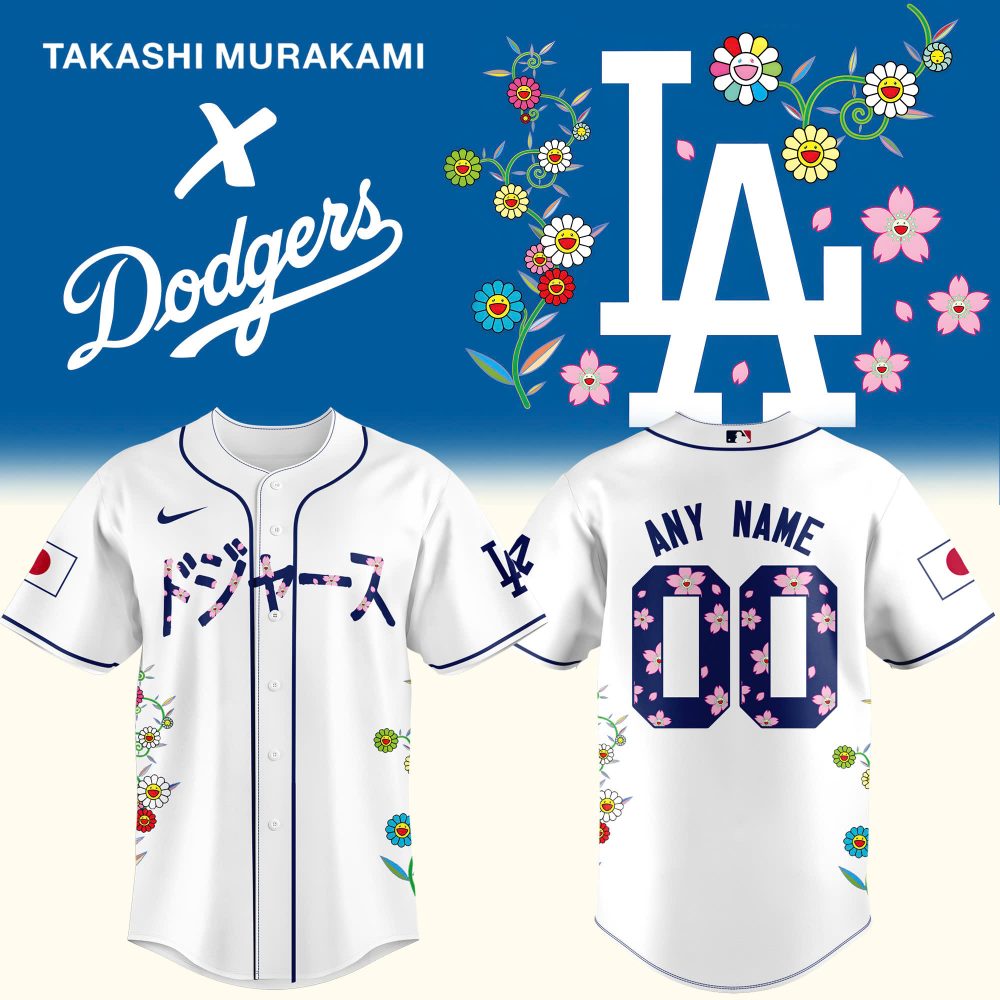 LA Dodgers x Takashi Murakami Limited Jersey