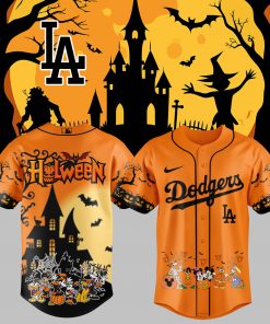 LA Dodgers _ Mickey and Friend Halloween Jersey