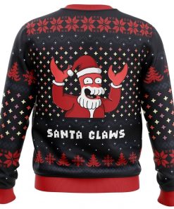 Futurama Santa Zoidberg Ugly Christmas Sweater
