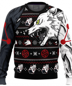 Megumi Divine Dogs Jujutsu Kaisen Ugly Christmas Sweater