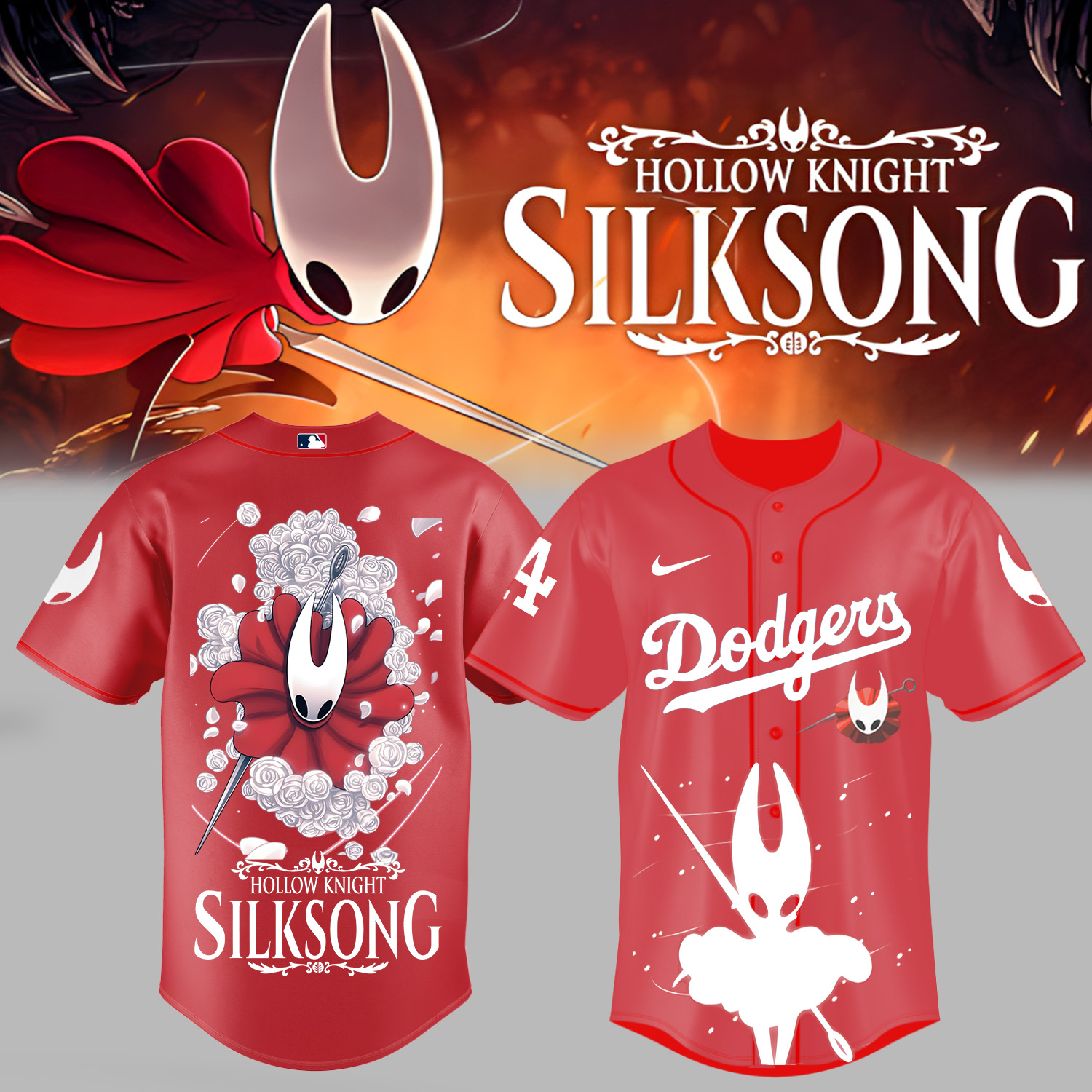 LA Dodgers _ Hollow Knight: Silksong Jersey LA Dodgers _ Hollow Knight: Silksong Jersey
