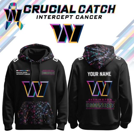 Washington Commanders x Crucial Catch 2025 Limited Edition Hoodie Custom-3D Unisex Hoodie
