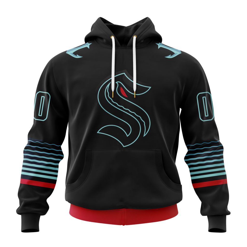 NHL Seattle Kraken Personalized Alternate Hoodie NHL Seattle Kraken Personalized Alternate Hoodie