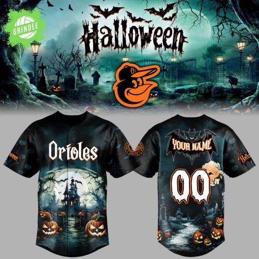 Baltimore Orioles x Halloween Limited Edition-3D Baseball Jersey