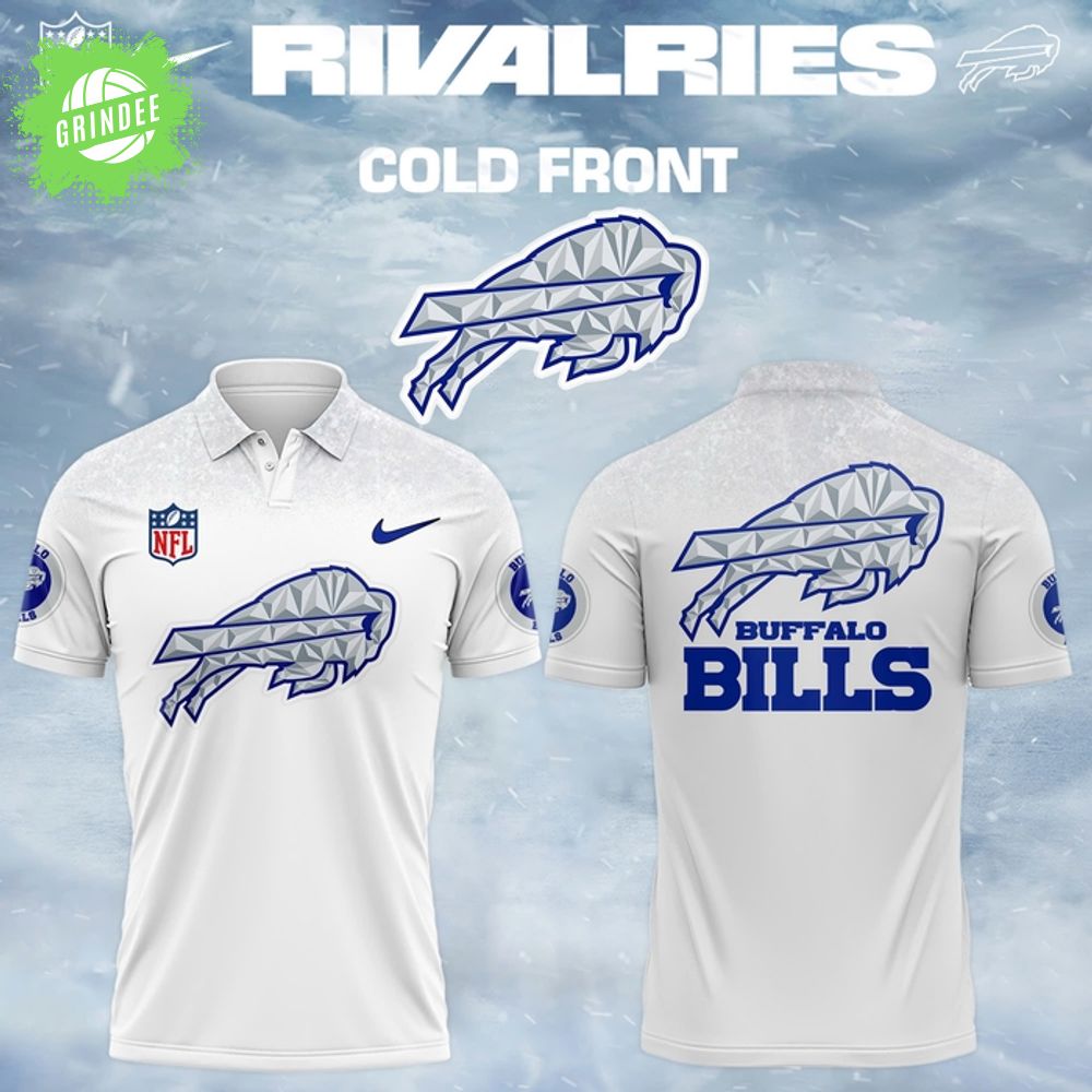 Buffalo Bills 2025-2026 Rivalries Cold Front Polo (Pattern) Buffalo Bills 2025-2026 Rivalries Cold Front Polo (Pattern)