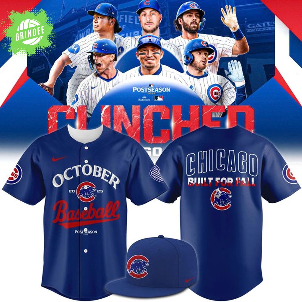 Chicago Cubs 2025 MLB Postseason Locker Room Jerseys Chicago Cubs 2025 MLB Postseason Locker Room Jerseys
