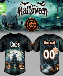 Chicago Cubs x Halloween Limited Edition-3D Baseball Jersey