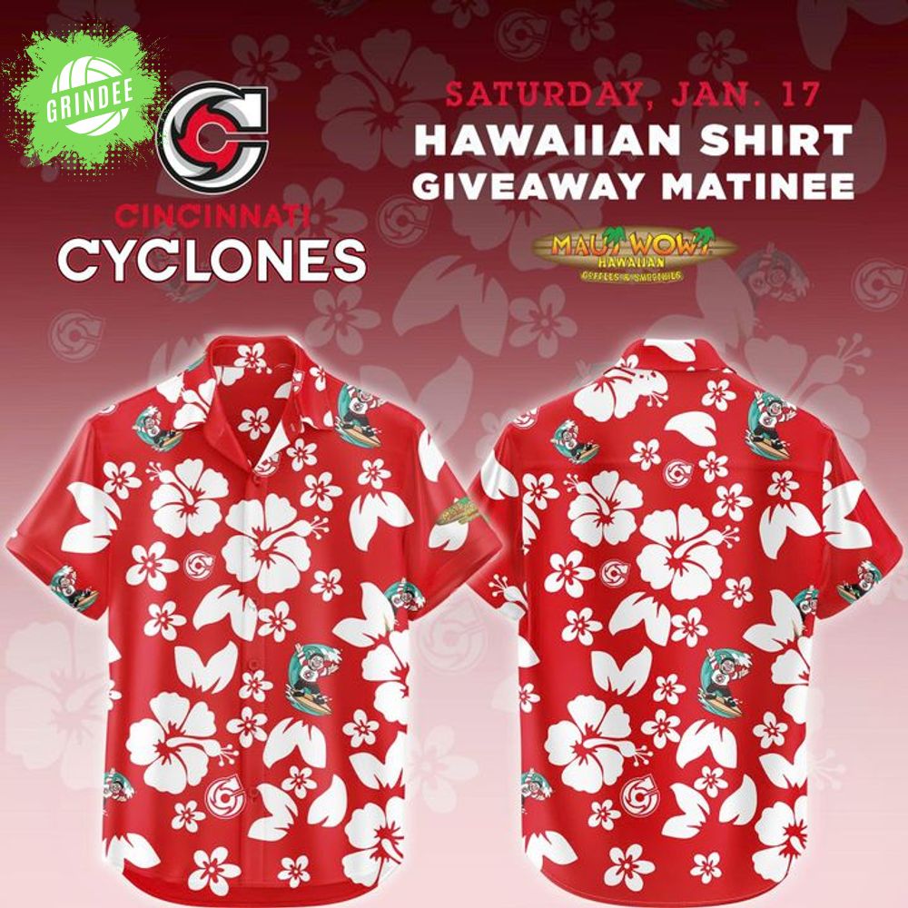 Cincinnati Cyclones Hawaiian Shirt 2025 Cincinnati Cyclones Hawaiian Shirt 2025