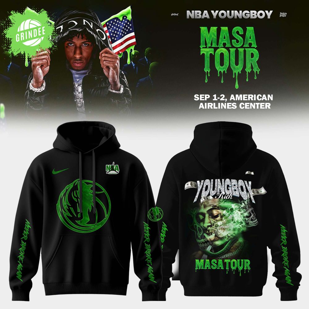 Dallas Mavericks X NBA Young Boy: MASA Tour Merch Dallas Mavericks X NBA Young Boy: MASA Tour Merch