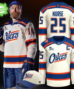 Darnell Nurse 25 Edmonton Oilers Fanatics Premium Cream Alternate Jersey