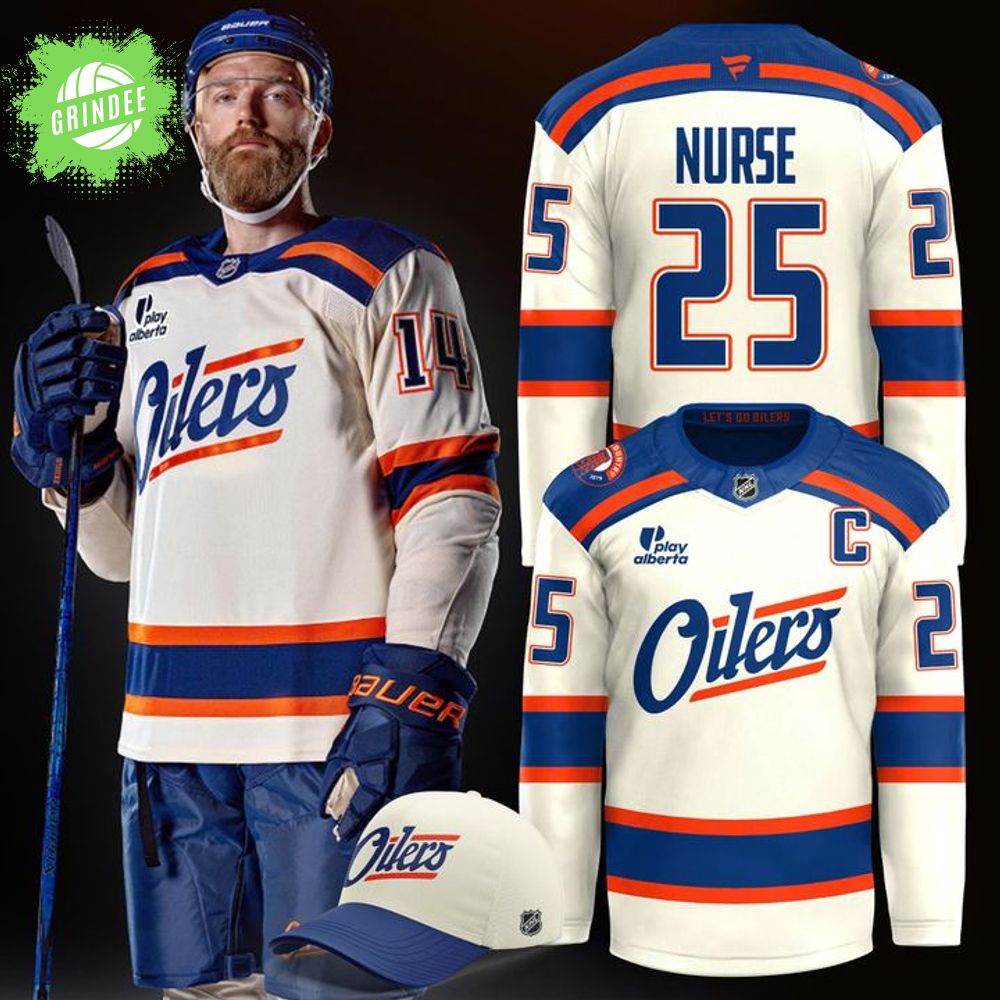 Darnell Nurse 25 Edmonton Oilers Fanatics Premium Cream Alternate Jersey Darnell Nurse 25 Edmonton Oilers Fanatics Premium Cream Alternate Jersey