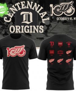 Detroit Red Wings Centennial Original Limited T-shirt 2025