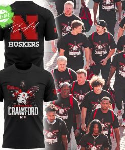 Exclusive Version Nebraska Football x Crawford Tshirt 2025 TShirt