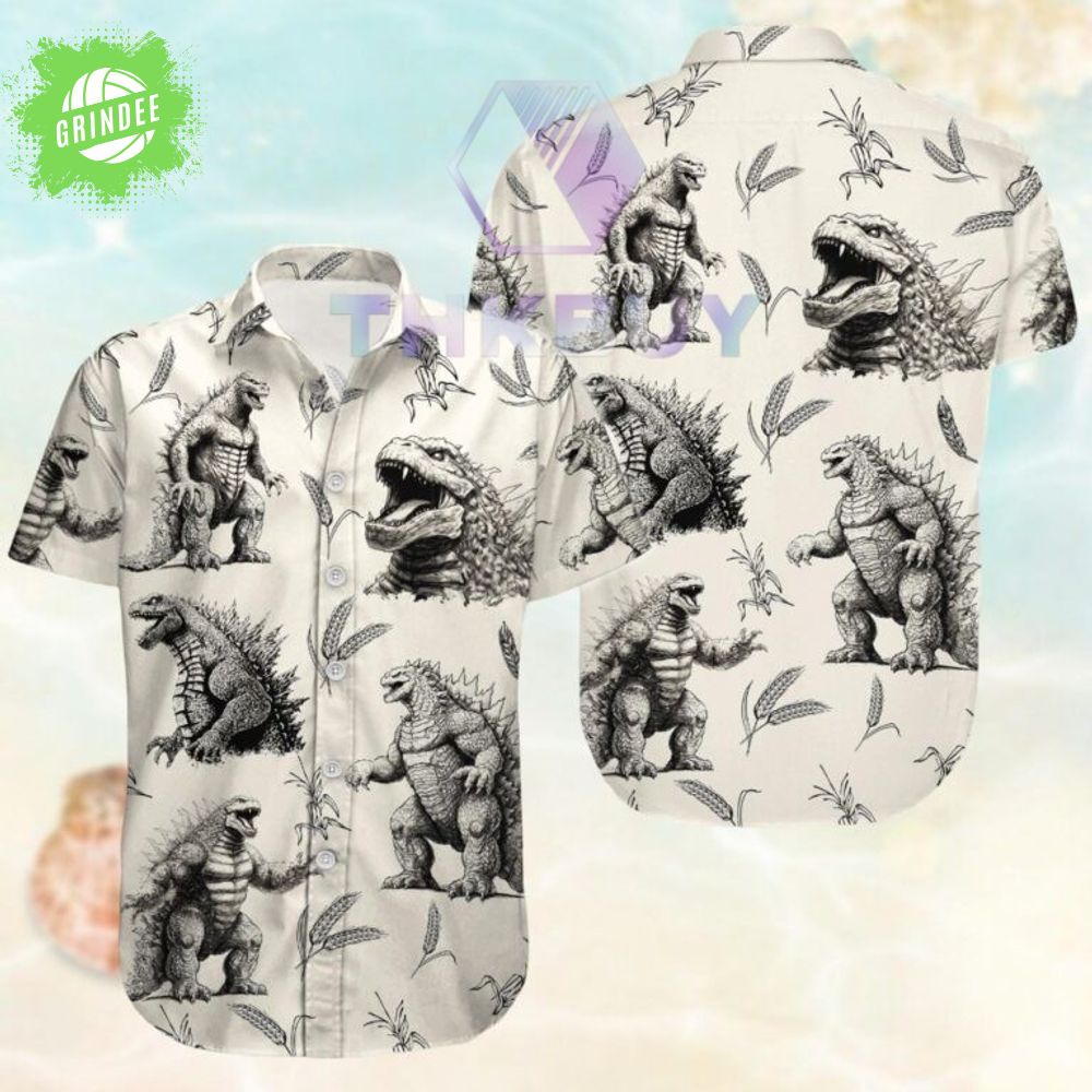 Godzilla Hawaiian Shirt Godzilla Hawaiian Shirt