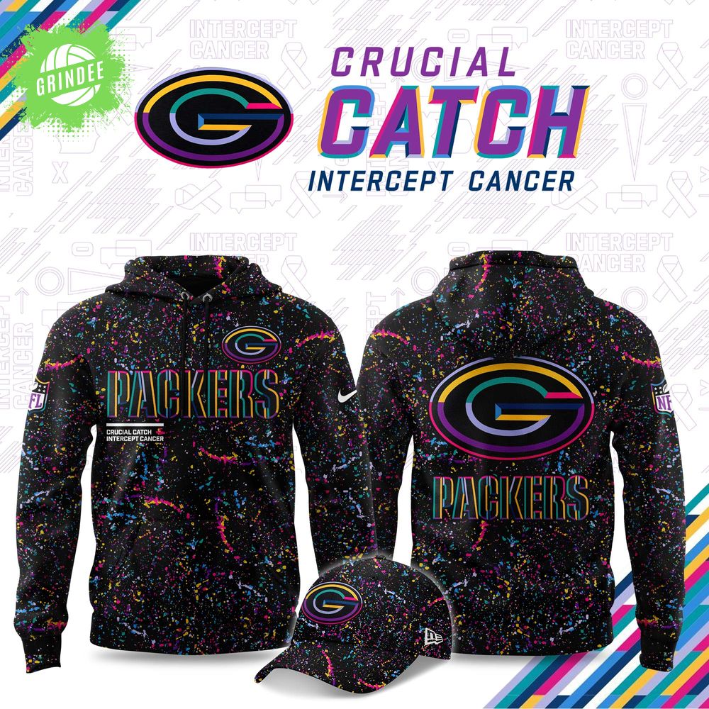 Green Bay Packers Crucial Catch 2025 Limited Hoodie Green Bay Packers Crucial Catch 2025 Limited Hoodie