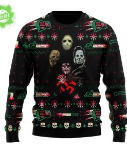 Horror Killer Christmas Halloween Ugly Sweater