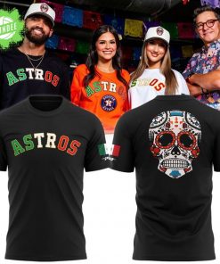 Houston Astros Hispanic Heritage Weekend T-Shirt 2025 (Black)