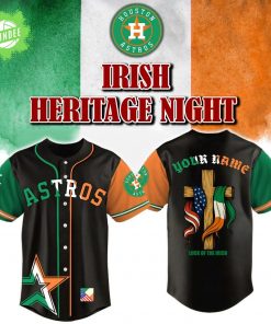 Houston Astros x Irish Heritage Limited Edition-3D Baseball Jersey