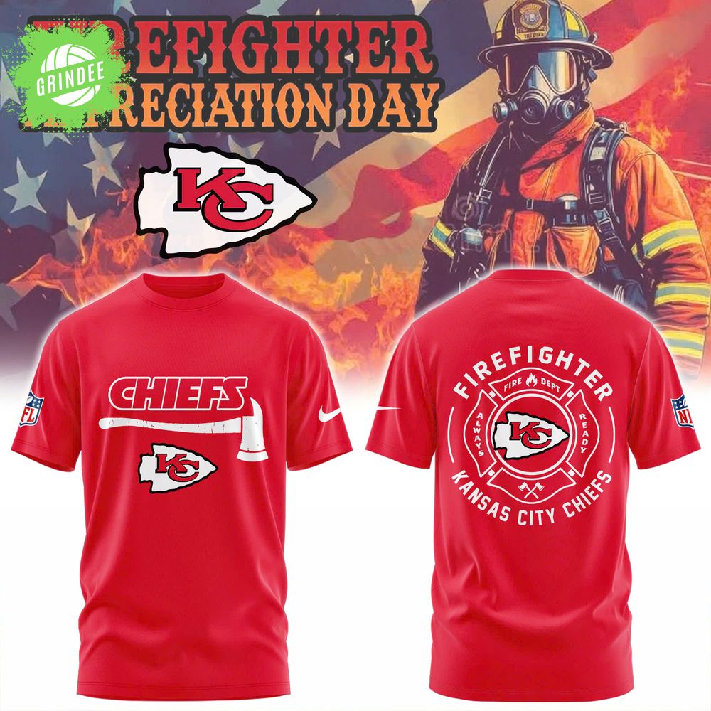 Kansas City Chiefs Firefighter Application Combo Tshirt Kansas City Chiefs Firefighter Application Combo Tshirt