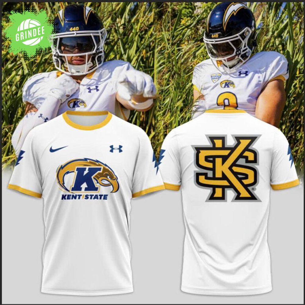 Kent State Golden Flashes White Uniform 2025 Tshirt Kent State Golden Flashes White Uniform 2025 Tshirt