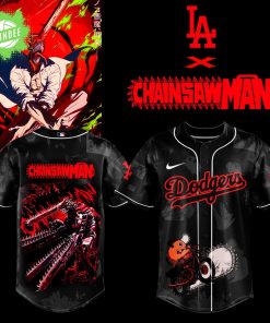 LA Dodgers _ Chainsaw Man – The Movie: Reze Arc Limited Jersey