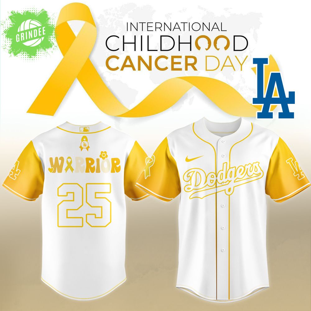 LA Dodgers Childhood Cancer Awareness Night Limited Jersey LA Dodgers Childhood Cancer Awareness Night Limited Jersey