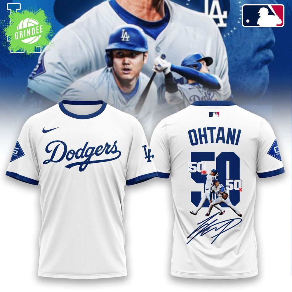 LA Dodgers x Shohei Ohtani 50/50 Home Run T-shirt Editions Limited LA Dodgers x Shohei Ohtani 50/50 Home Run T-shirt Editions Limited