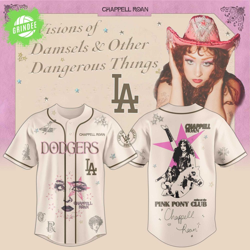LAD x Chappell Roan: Visions of Damsels & Other Dangerous Things Tour Limited Edition Jersey 2025 LAD x Chappell Roan: Visions of Damsels & Other Dangerous Things Tour Limited Edition Jersey 2025