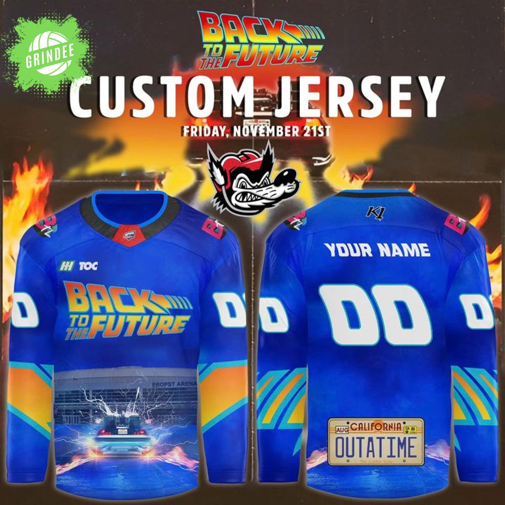 Limited Edition Huntsville Havoc Back to the Future jersey 2025 Limited Edition Huntsville Havoc Back to the Future jersey 2025