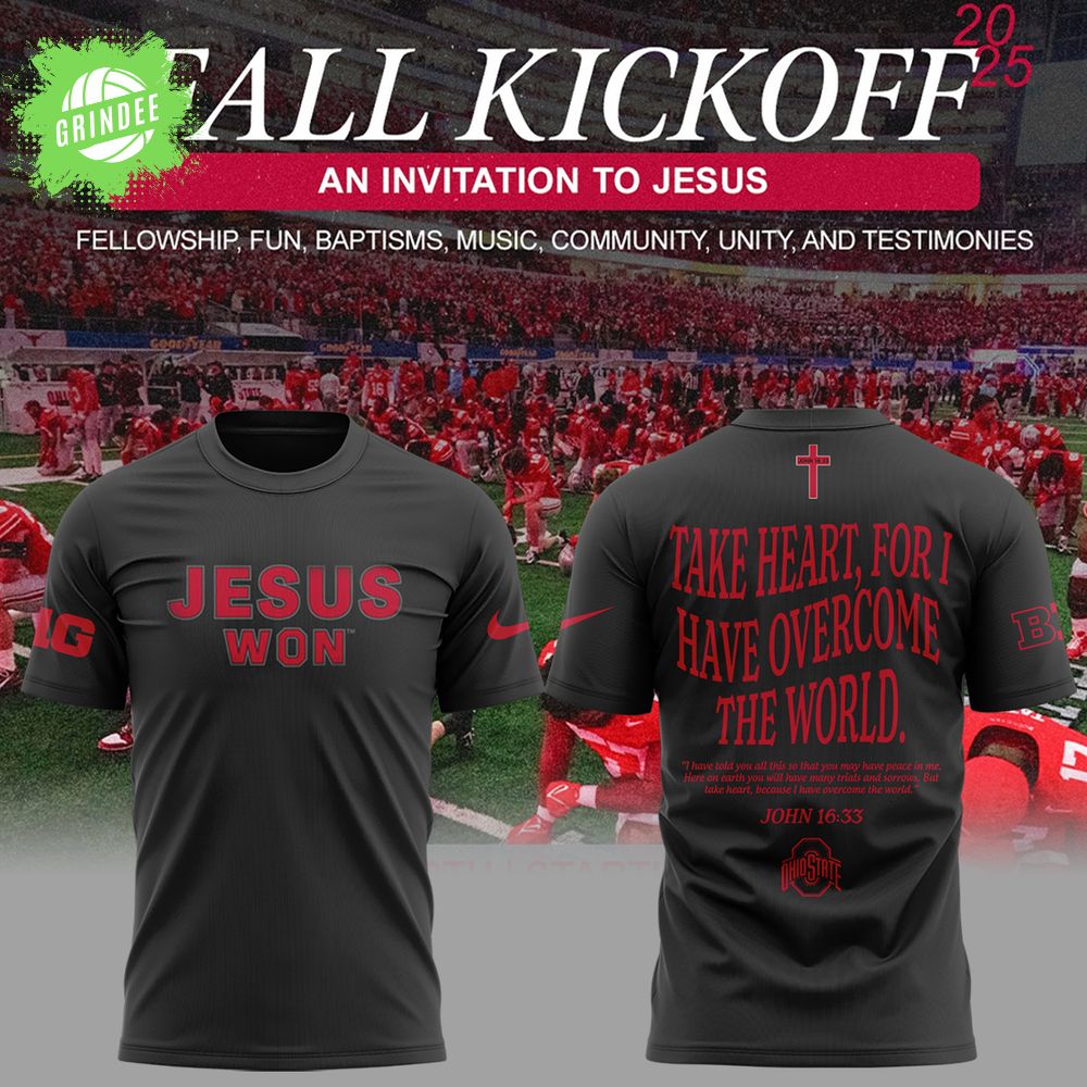 Limited Edition JESUS WON Black TShirt Limited Edition JESUS WON Black TShirt