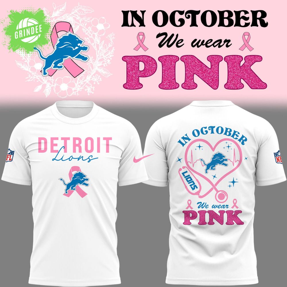 Limited Edition Lions Football Nurse Appreciation Month TShirt Limited Edition Lions Football Nurse Appreciation Month TShirt