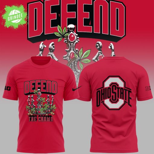 Limited Edition Ohio State Football defended the crown TShirt