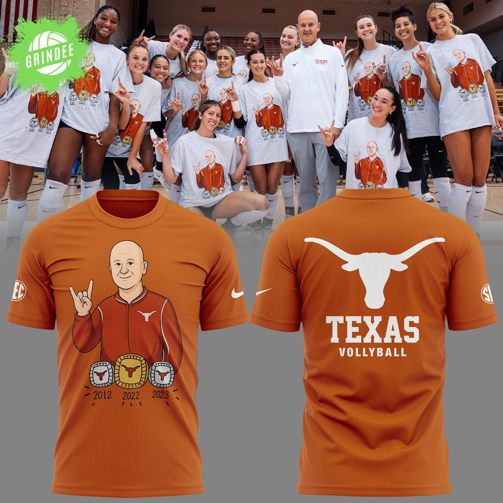 Limited Edition Texas Volleyball Coach Jerrittelliott Tshirt 2025 Limited Edition Texas Volleyball Coach Jerrittelliott Tshirt 2025