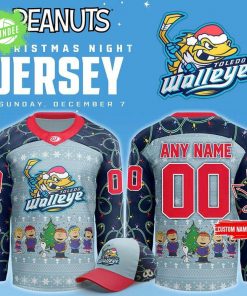 Limited Edition Toledo Walleye x Peanuts Day Jersey 2025