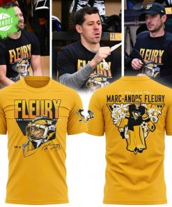 Limited edition Pittsburgh Penguins Yellow Marc-Andre Fleury T-shirt