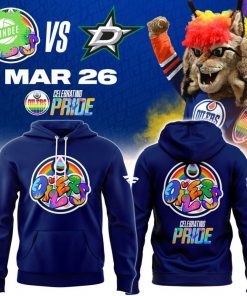 Men’s Edmonton Oilers Navy Team Pride Logo Hoodie