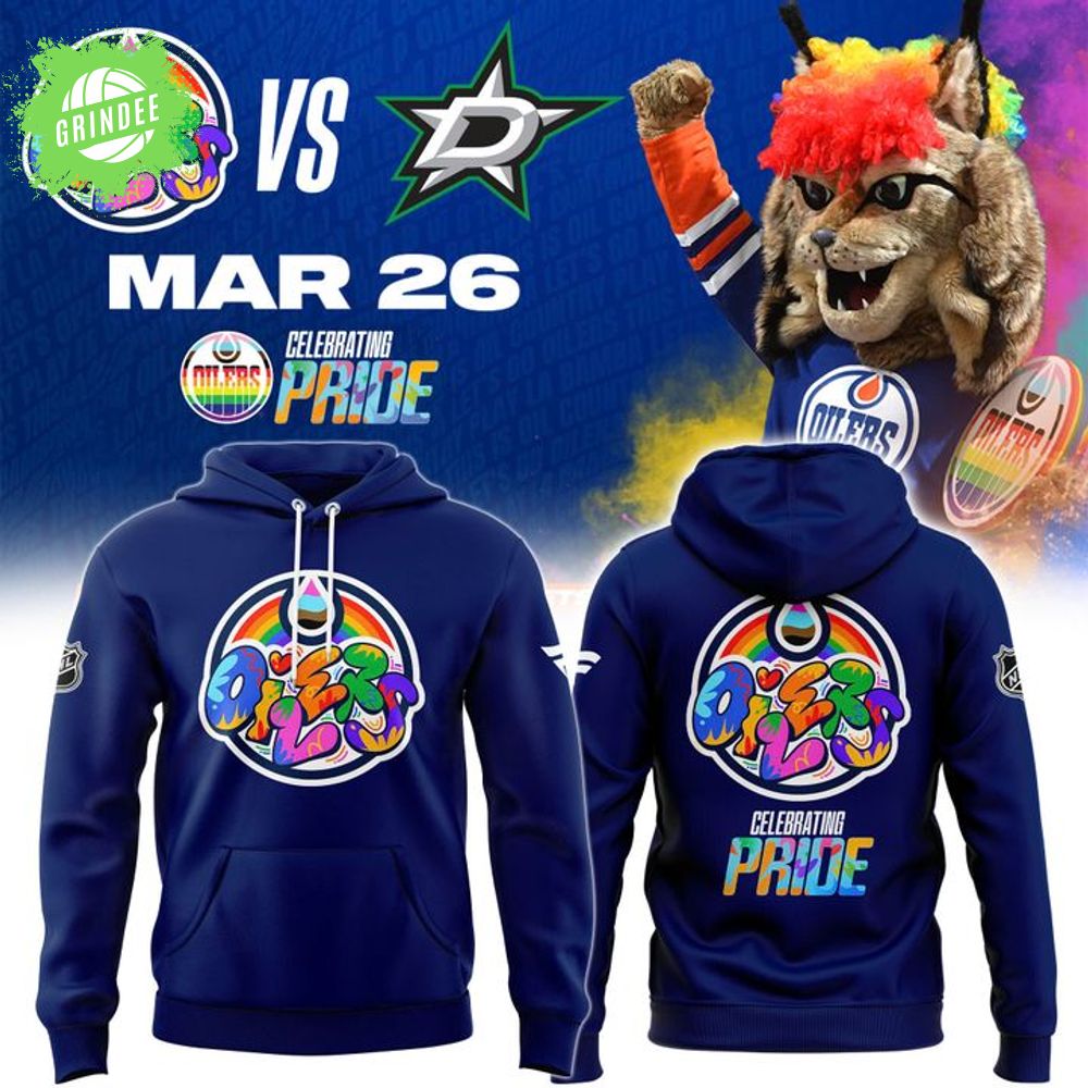 Men's Edmonton Oilers Navy Team Pride Logo Hoodie Men's Edmonton Oilers Navy Team Pride Logo Hoodie