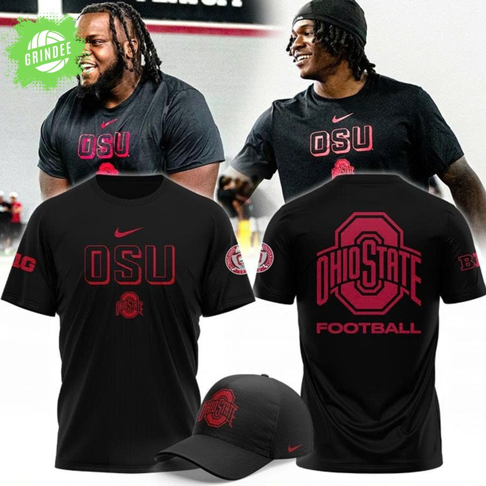 Men's Nike Black Ohio State Buckeyes OSU T-shirt Men's Nike Black Ohio State Buckeyes OSU T-shirt