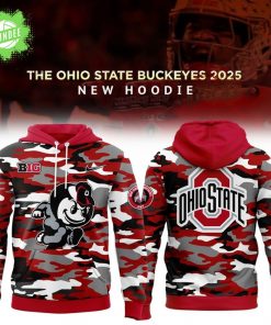Men’s Nike Red Camo Ohio State Buckeyes New Hoodie 2025