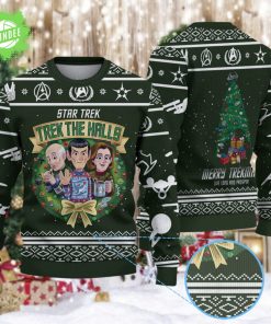 Merry Trekmas Live Long And Prosper Christmas Knitted Sweater
