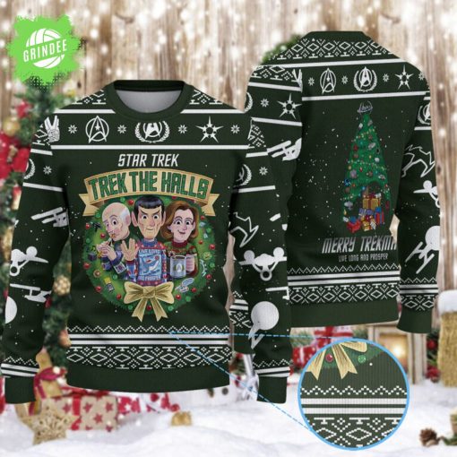 Merry Trekmas Live Long And Prosper Christmas Knitted Sweater